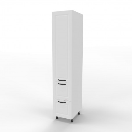 Kam Mono F - SD40SS2/61 Słupek z dwiema szufladami - Szafka gospodarcza z półkami 40cm