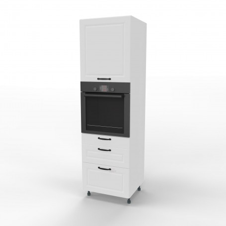 Kam Mono F - SDP60SS3/71 Słupek do zabudowy piekarnika z trzema szufladami 60cm