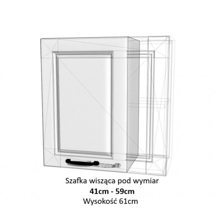 Kam Mono F W41-59.1/61_SPEC Szafka wisząca pod wymiar do 41cm do 59cm