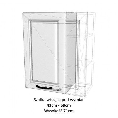 Kam Mono F W41-59.1/71_SPEC Szafka wisząca pod wymiar do 41cm do 59cm