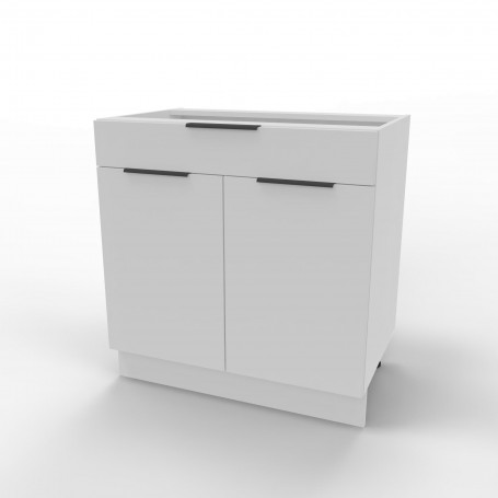 Kam Set DS 80/1 Szafka kuchenna dolna dwudrzwiowa z szufladą 80cm