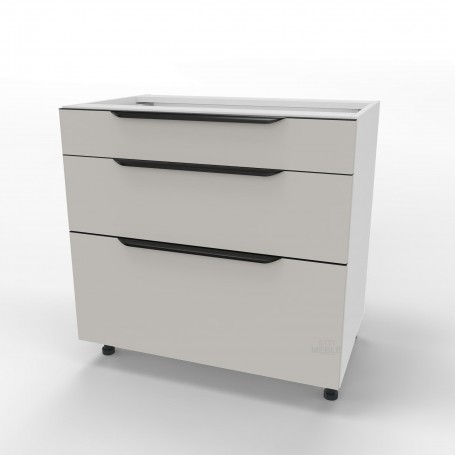 Kam Mono KC 4 DSS80/3 Szafka z trzema szufladami SlimBox 80cm