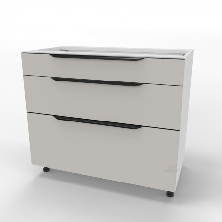 Kam Mono KC 4 DSS90/3 Szafka z trzema szufladami SlimBox 90cm