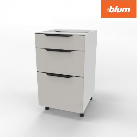 Kam Mono KC 4 BDST50/3 Szafka z trzema szufladami Blum 50cm