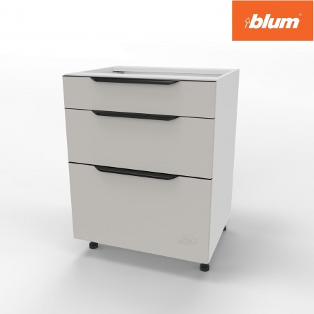 Kam Mono KC 4 BDST60/3 Szafka z trzema szufladami Blum 60cm