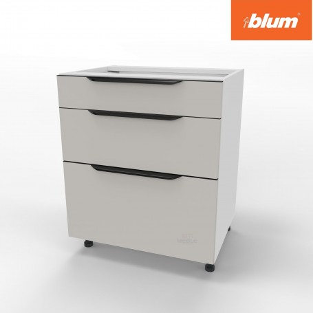 Kam Mono KC 4 BDST65/3 Szafka z trzema szufladami Blum 65cm