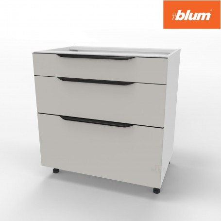 Kam Mono KC 4 BDST75/3 Szafka z trzema szufladami Blum 75cm