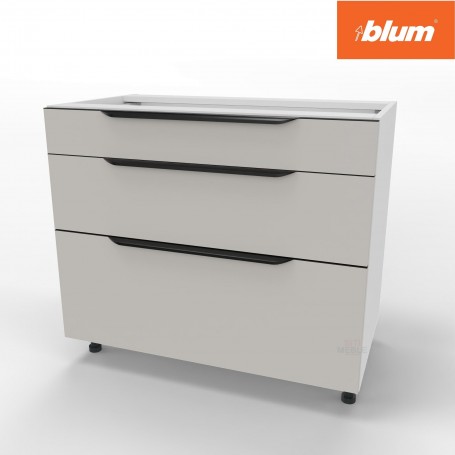 Kam Mono KC 4 BDST90/3 Szafka z trzema szufladami Blum 90cm