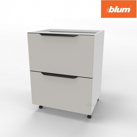 Kam Mono KC 4 BDST60/2PŁ Szafka z szufladami Blum do zabudowy płyty grzewczej 60cm