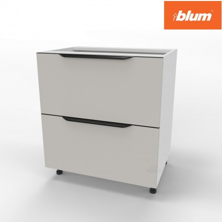 Kam Mono KC 4 BDST70/2PŁ Szafka z szufladami Blum do zabudowy płyty grzewczej 70cm