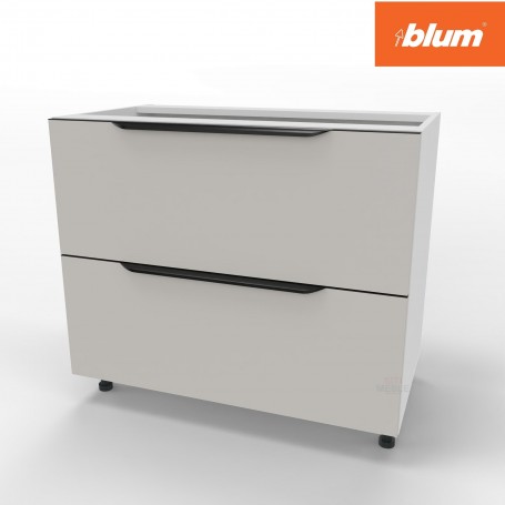 Kam Mono KC 4 BDST90/2PŁ Szafka z szufladami Blum do zabudowy płyty grzewczej 90cm