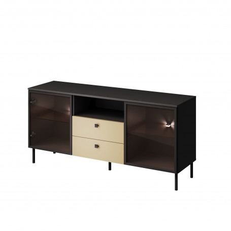 Kiss K-KOM 1 - Strukturalne złoto - Komoda z szufladami 150cm