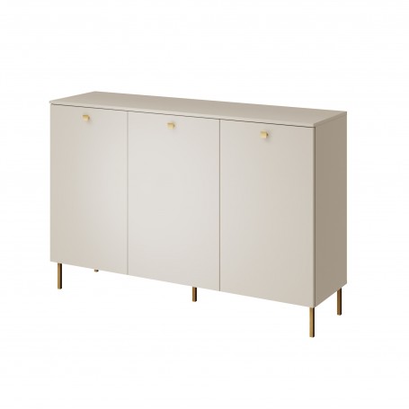 Kiss K-KOM 3 - Kaszmirowe złoto - Komoda trzydrzwiowa 150cm