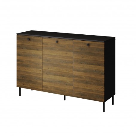 Kiss K-KOM 3 - Palony Orzech - Komoda trzydrzwiowa 150cm