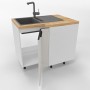 Kam Mono KC 4 DRZ100x70 PRAWA Szafka narożna zlewowa 100cm x 70cm