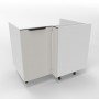 Kam Mono KC 4 DRZ100x70 PRAWA Szafka narożna zlewowa 100cm x 70cm
