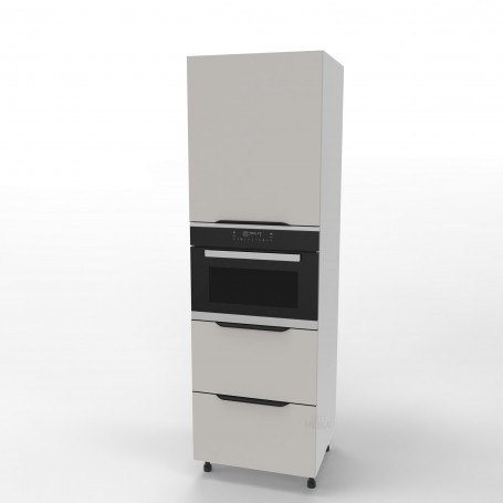 Kam Mono KC 4 SDPK60SS2/61 Słupek do zabudowy piekarnika kompaktowego z szufladami 60cm