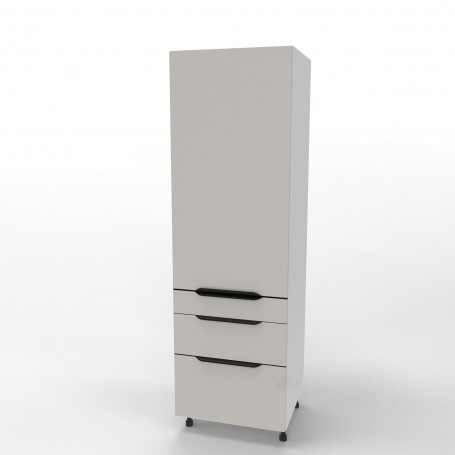 Kam Mono KC 4 SD60SS3/61 Słupek gospodarczy z trzema szufladami 60cm