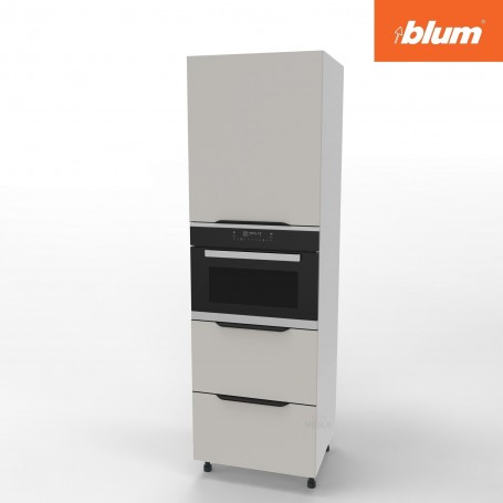 Kam Mono KC 4 SDPK60ST2/61 Słupek do zabudowy piekarnika kompaktowego z szufladami Blum 60cm