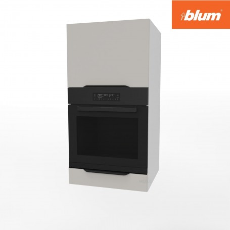 Kam Mono KC 4 NWPD60.1ST/71 Słupek do zabudowy piekarnika nad zmywarką 60cm - Szuflada Blum