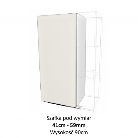 Kam Mono KC 4 W41-59.1/90_SPEC Szafka wisząca pod wymiar od 41cm do 59cm