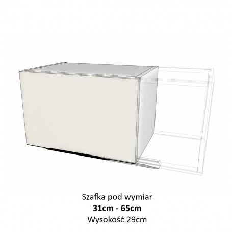 Kam Mono KC 4 WO31-65/29_SPEC Szafka wisząca niska pod wymiar od 31cm do 65cm / WOX 31-65/29_SPEC