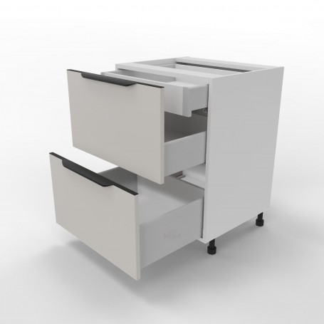 Kam Mono KC 4 DSS60/2WE1 Szafka z dwiema szufladami i jedną wewnętrzną SlimBox 60cm