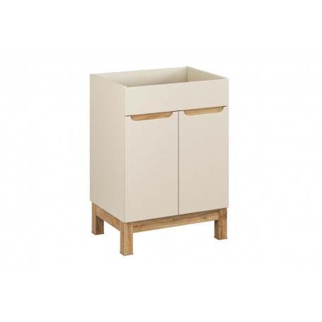 BALI CASHMERE 82-60-46-2D - Szafka pod umywalkę 60cm| Kaszmir Mat