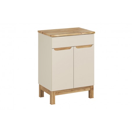 BALI CASHMERE 82-60-46-2D - Szafka łazienkowa z blatempod umywalkę 60cm