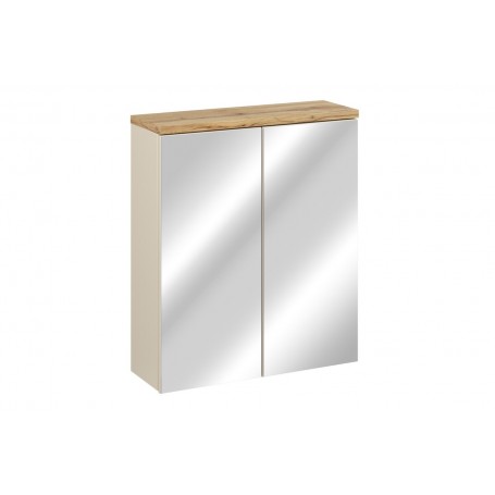 BALI CASHMERE 84-60-2D - Szafka łazienkowa z lustrem 60cm