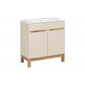 BALI CASHMERE 82-80-46-2D - Szafka łazienkowa z umywalką SKY 80cm