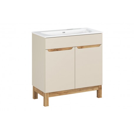 BALI CASHMERE 82-80-46-2D - Szafka łazienkowa z umywalką SKY 80cm