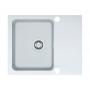Zlewozmywak T1 Biały Tectonite 1-komorowy 620x500 z ociekaczem + syfon