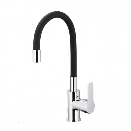 Bateria kuchenna BR5 - Chrom + Czarna elastyczna wylewka