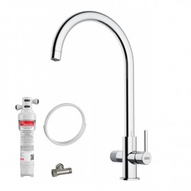 Bateria kuchenna BF 1 chrom + Zestaw filtrujący startowy - filtrowanie wody