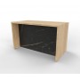 Wyspa kuchenna ZW8LPB 120x80| Blat + przegroda P2|127,2cm x 80cm|