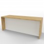 Wyspa kuchenna z blatem i przegrodą P2 ZW8LPB 80 ( 87,2cm x 80cm) - Kam Kuchnie