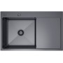 MASIVO 160 L PVD GRAFIT Zlewozmywak jednokomorowy ze stali szlachetnej 780x490