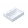 CAROLINE 60 Umywalka prostokątna nablatowa / przyścienna 55cm x 42cm