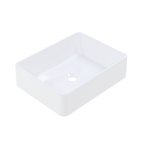 DOMINICA Umywalka prostokątna nablatowa 48,5cm x 37,5cm