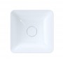 ANDA 40 Umywalka kwadratowa nablatowa 39cm x 39cm