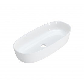RINA Umywalka owalna nablatowa 59cm x 27cm