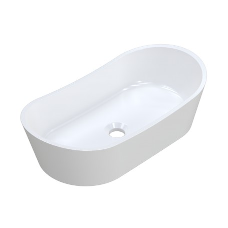 JULIA 60 Umywalka owalna nablatowa 60cm x 30cm
