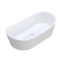 JULIA 60 Umywalka owalna nablatowa 60cm x 30cm