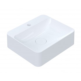 ARONA 45 Umywalka prostokątna nablatowa 39cm x 45cm