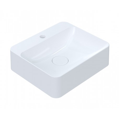 ARONA 45 Umywalka prostokątna nablatowa 39cm x 45cm