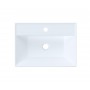KATIA 50 Umywalka prostokątna nablatowa / przyścienna 50cm x 35cm