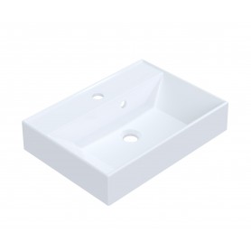 KATIA 50 Umywalka prostokątna nablatowa 50cm x 35cm