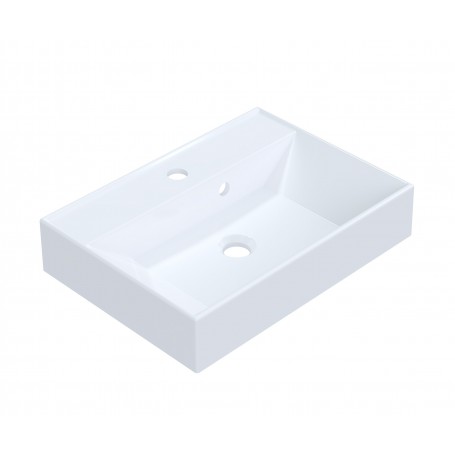 CAMERON 50 Umywalka prostokątna nablatowa 50cm x 35cm