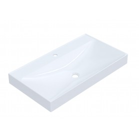 CINDY 80 Umywalka prostokątna nablatowa 80cm x 45cm